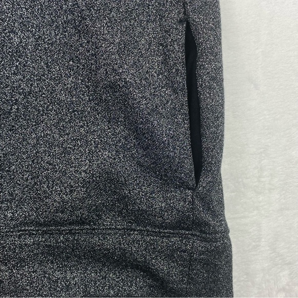 Pink Victorias Secret Sweater Womens Small Silver Sparkle Hooded Pullover - Picture 6 of 10